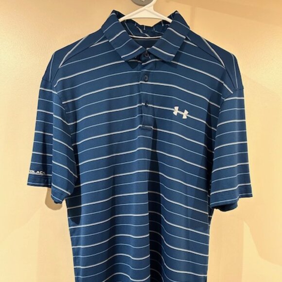 Under Armour Men's Polo Shirt Size M - Excellent Condition - Picture 1 of 4
